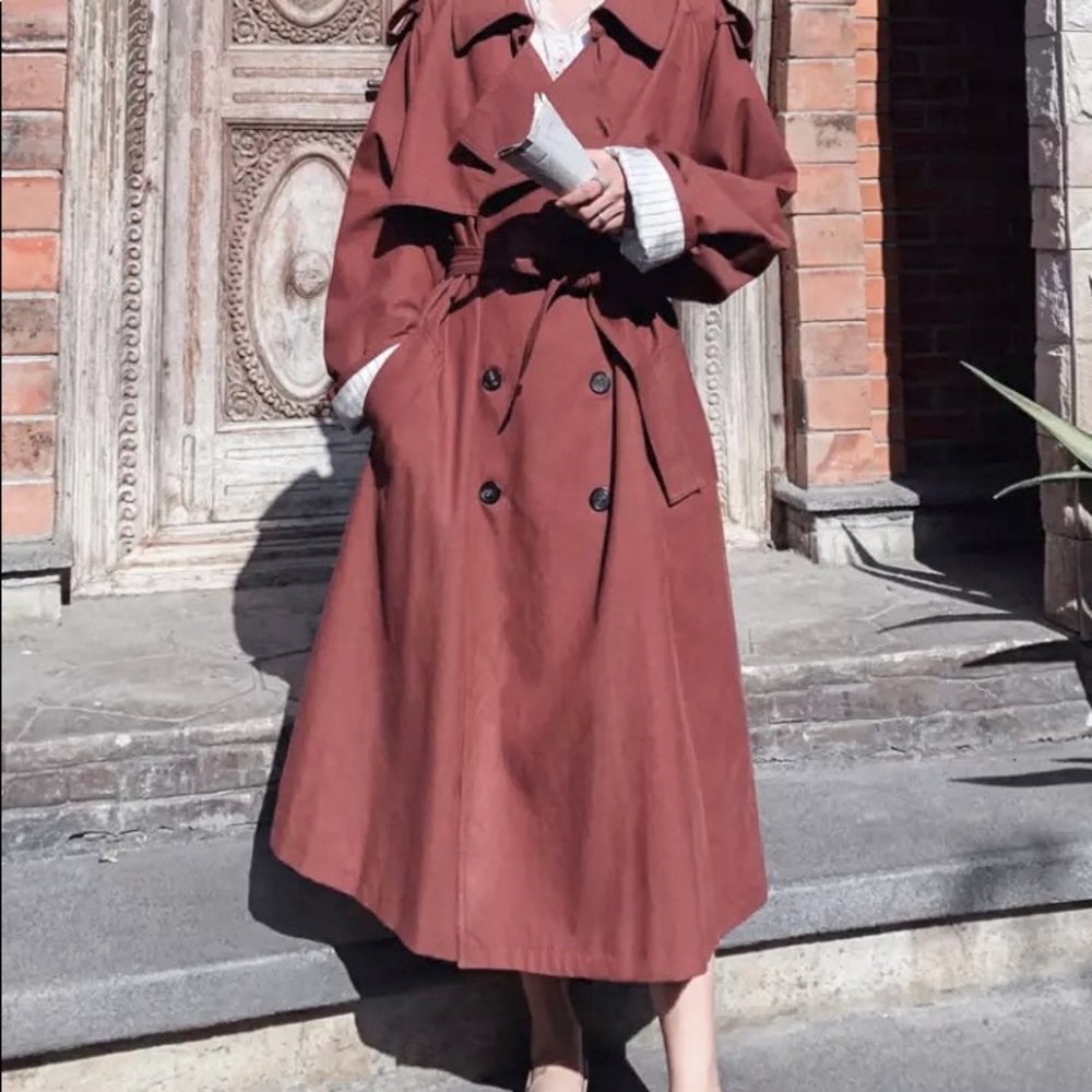 The long pink jacket